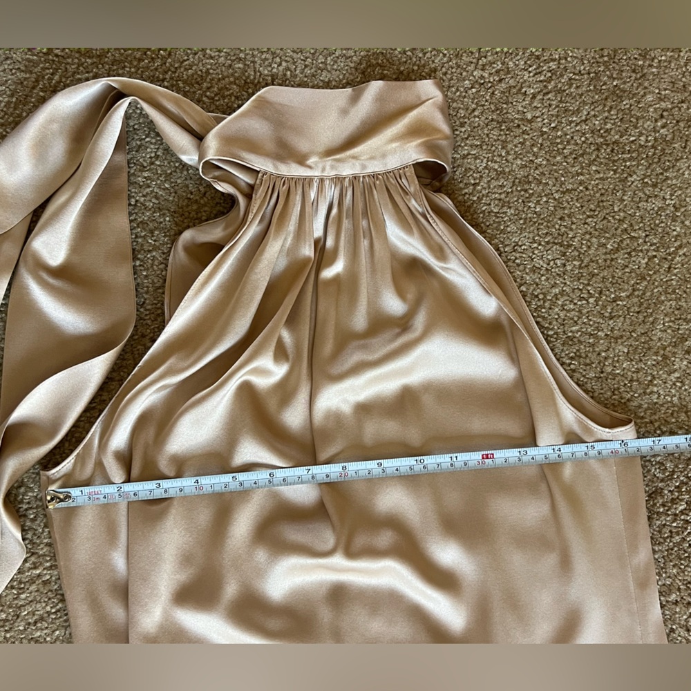 Ramy Brook Cara gold halter Top sz S - Picture 7 of 8